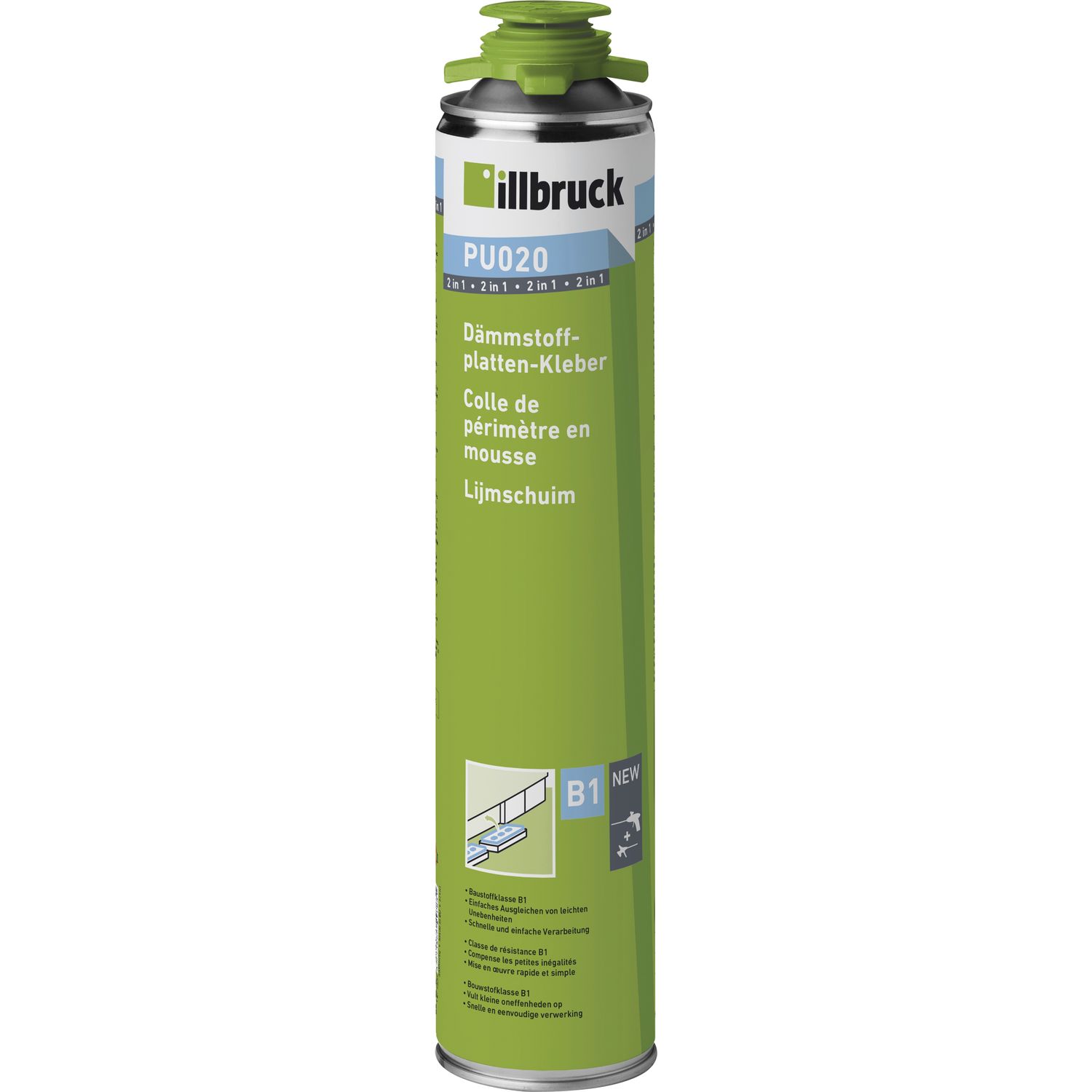 Illbruck PU020 750ml Dose grün AT/DE