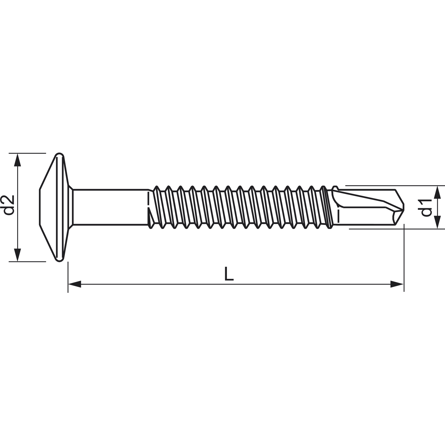 BOHRSCHRAUBE SFS 5,5 x 125