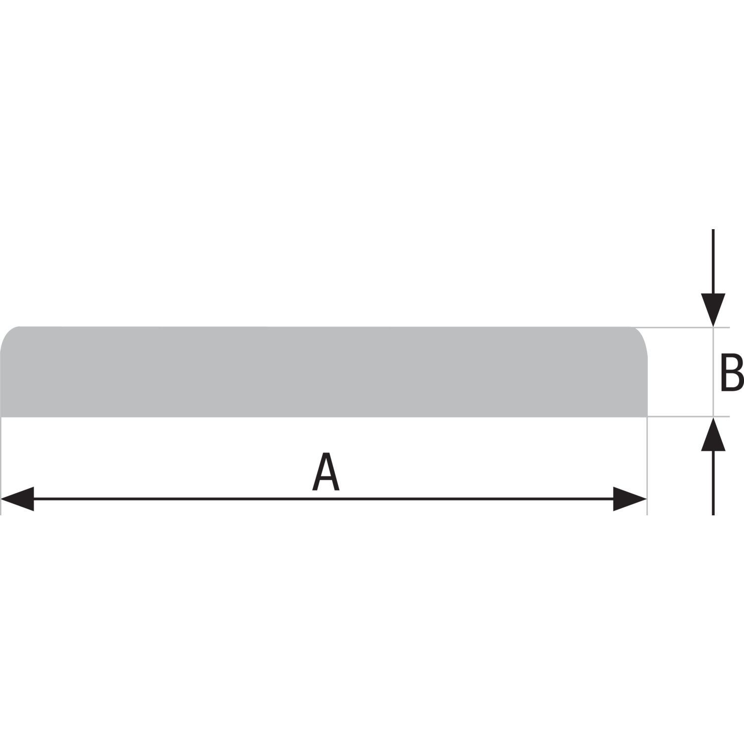 Flachleiste 60x2,5 weiß