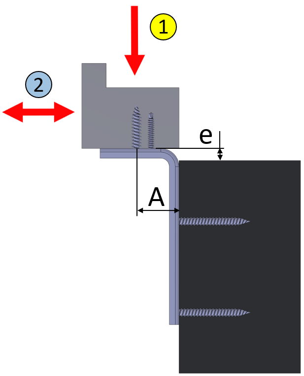 FMW-95x150x3,0 2-Stufenkantung