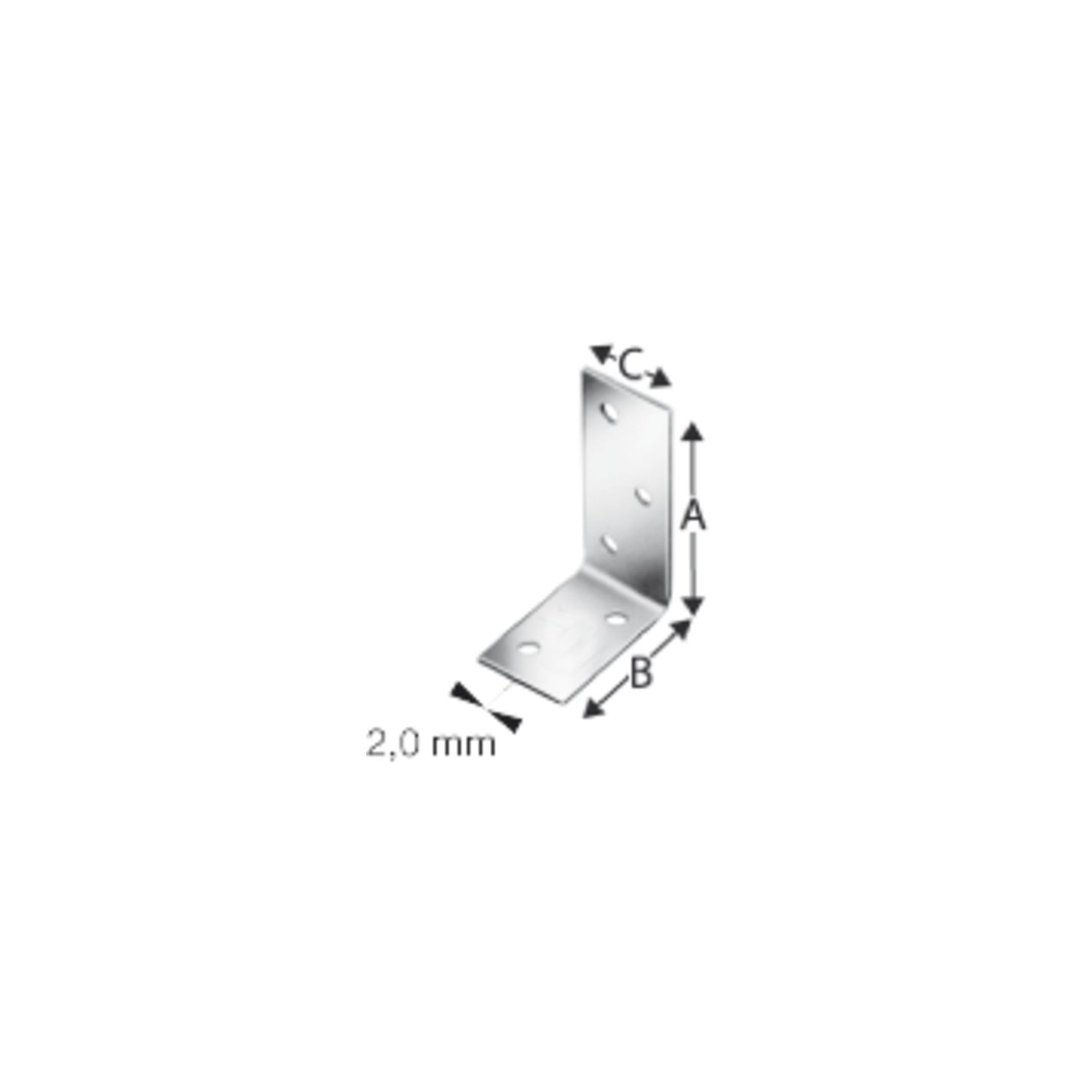 simpson Winkelverb. 40x40x2.0x25 fvz