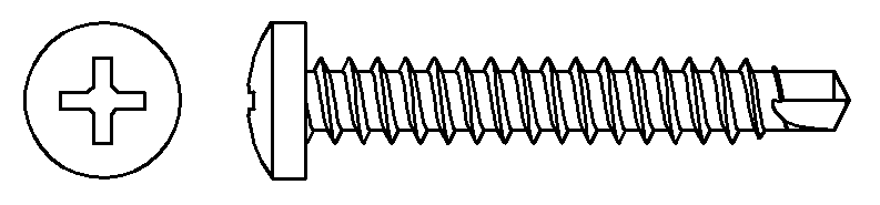 Bohrschraube Ø6,3x50