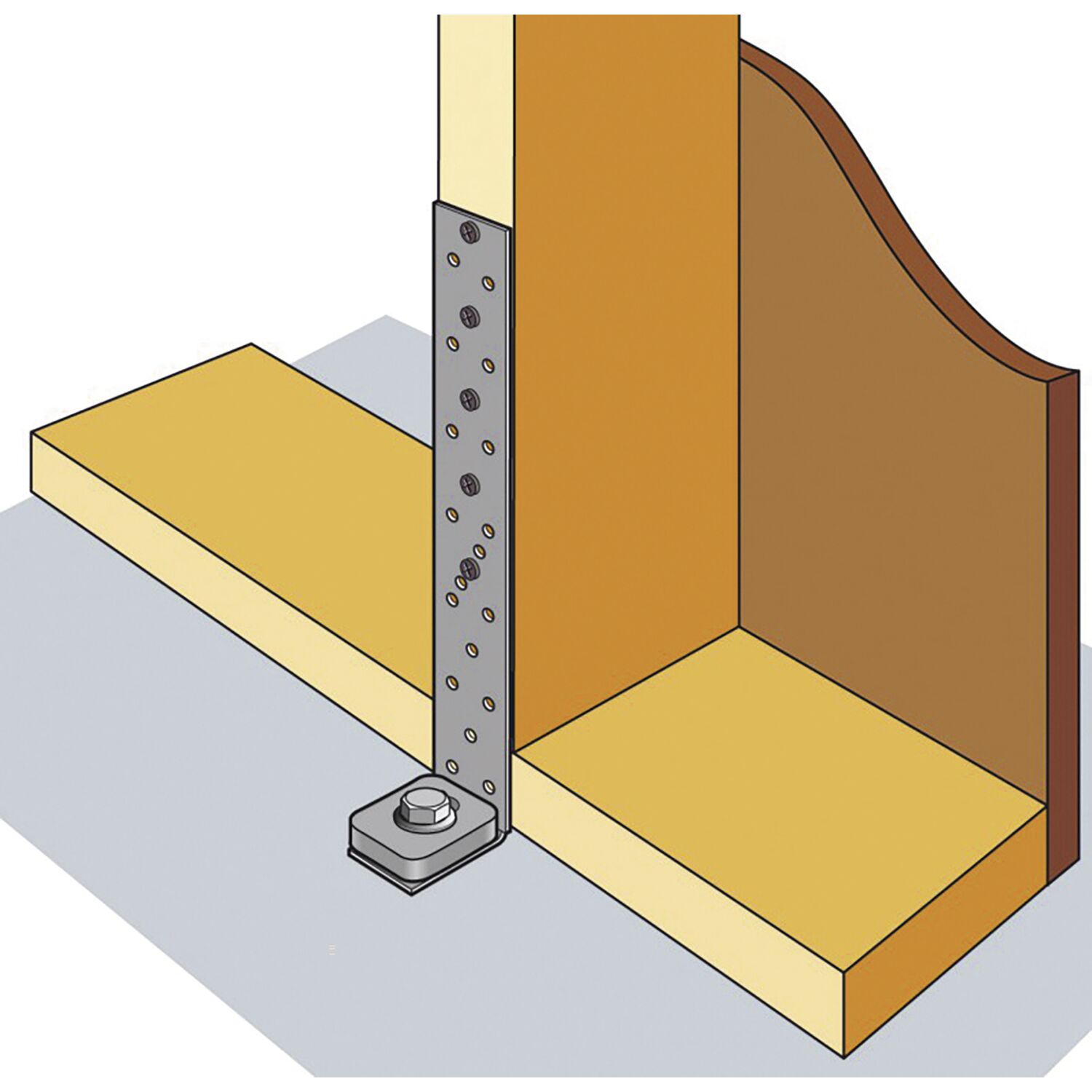 simpson Zuganker AH  90x35x2.5x40 fvz