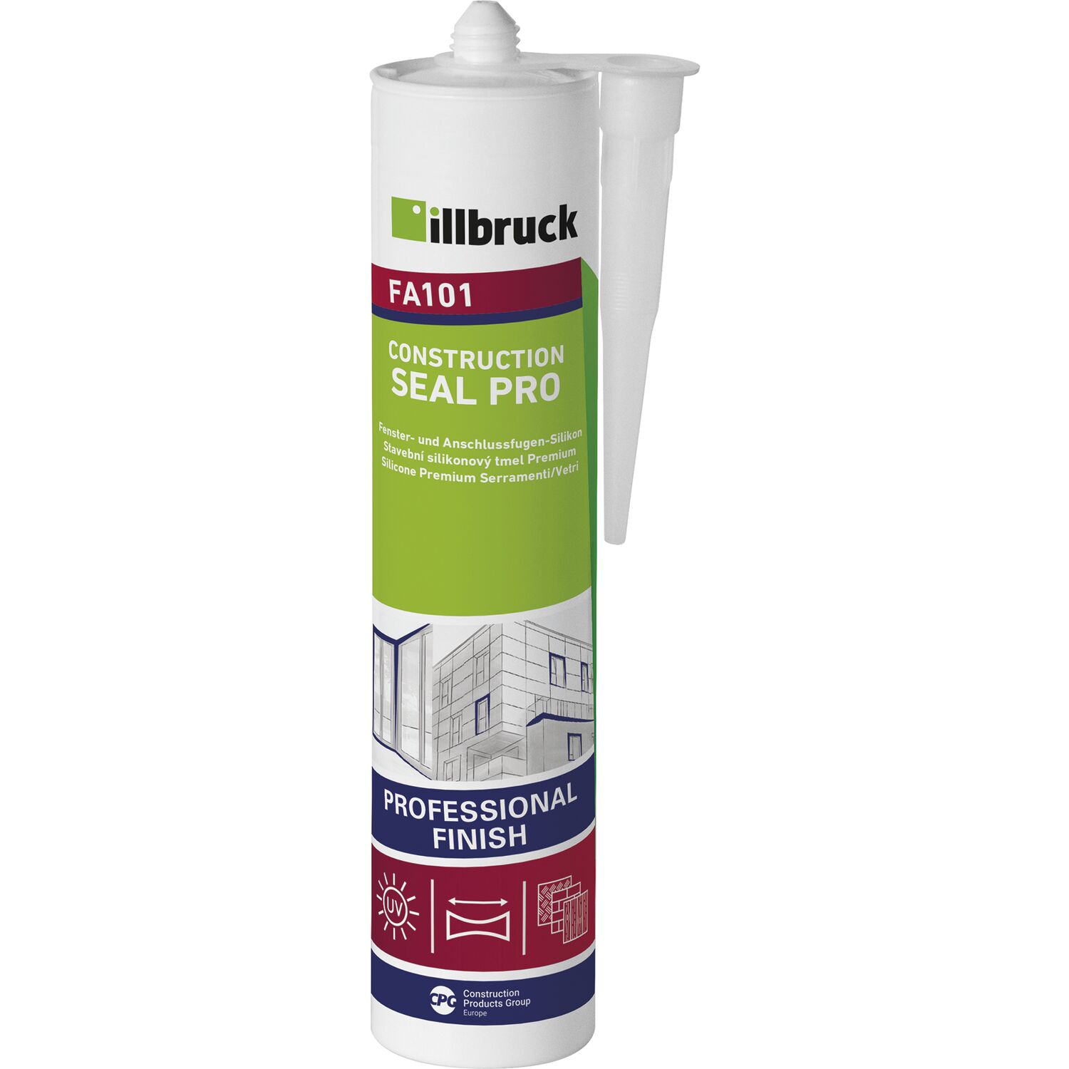 Illbruck FA101 310ml transp. AT/DE/CZ/IT