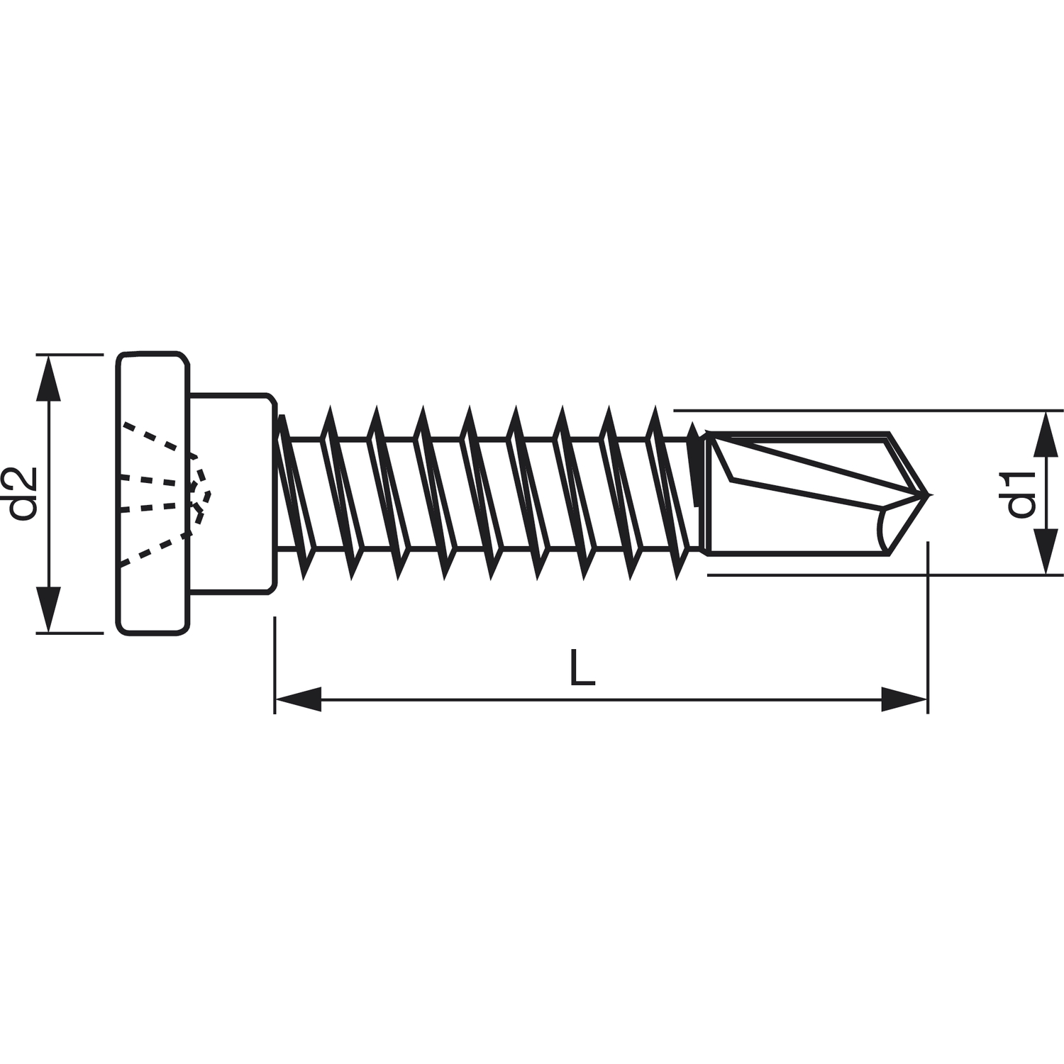 SFS Fenstertragschraube PVC 6x20