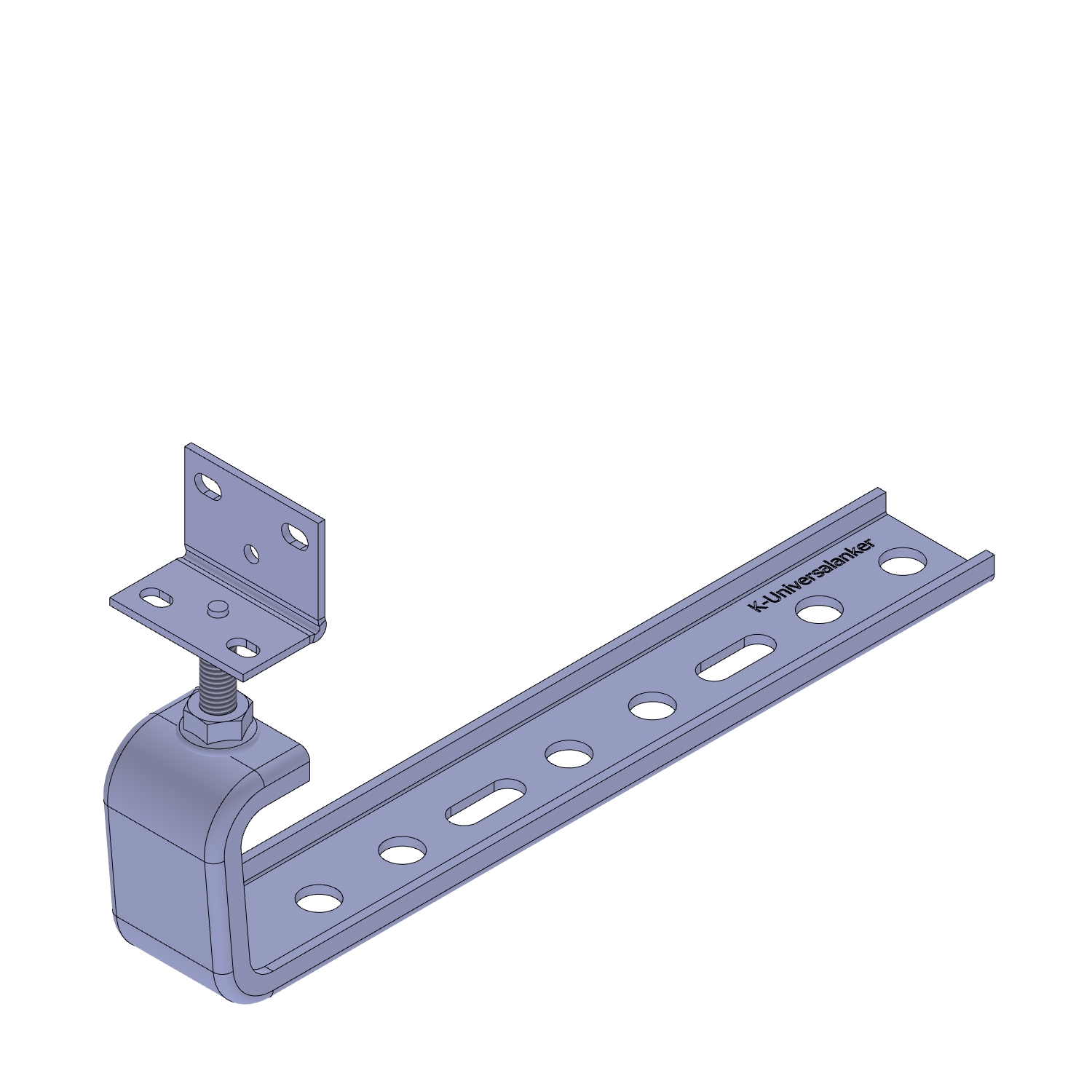 WU-Konsole 75-115x230x2,5-W