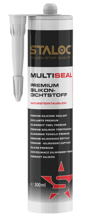 Staloc MultiSeal Silikon 300ml dunkelgr.