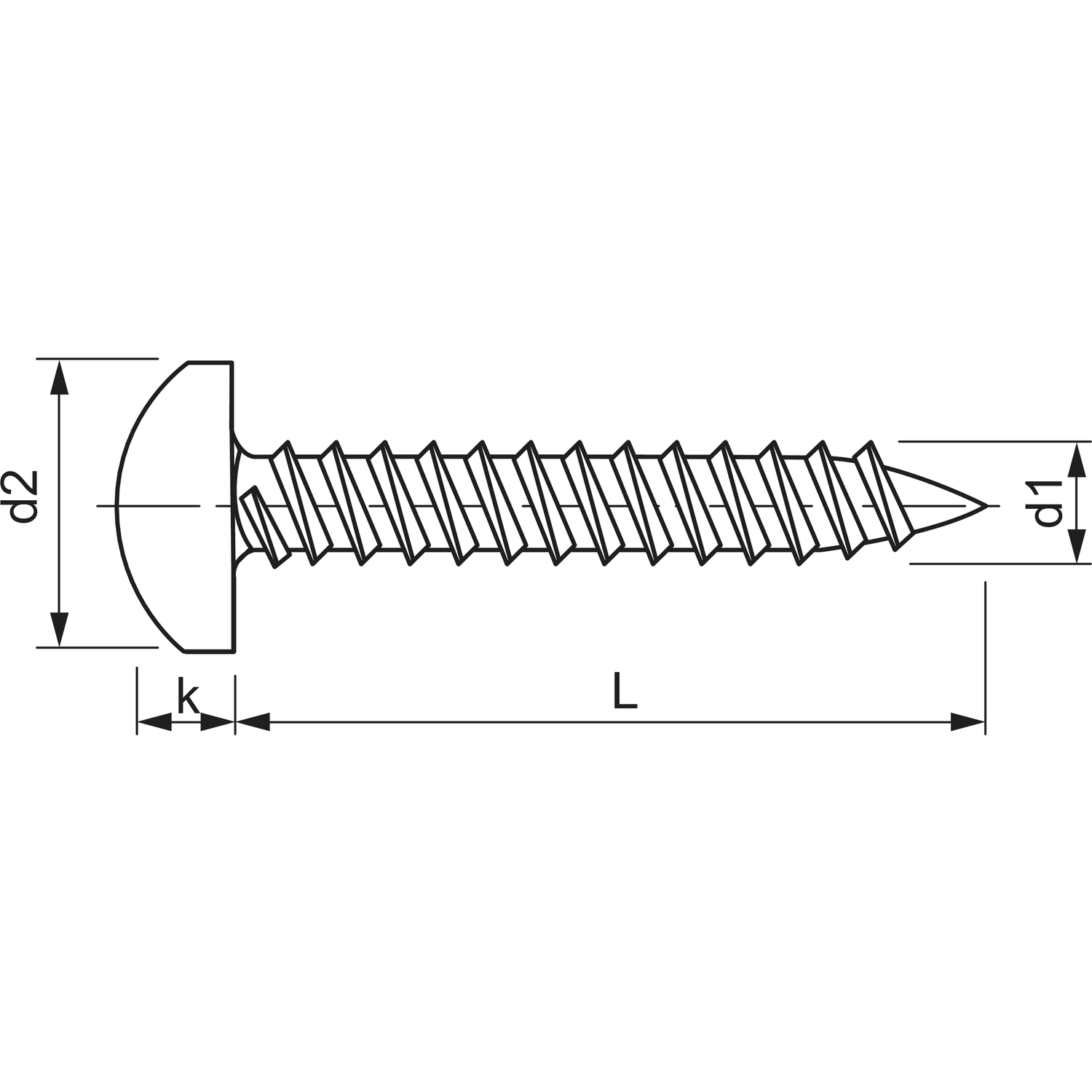 DIN7981C 4.2x 80 Ph-KS verzink